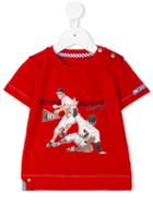 Lapin House - Baseball Print T-shirt - Kids - Cotton/tactel - 12 Mth, Red