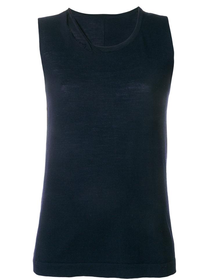 Sottomettimi Knit Tank Top - Blue