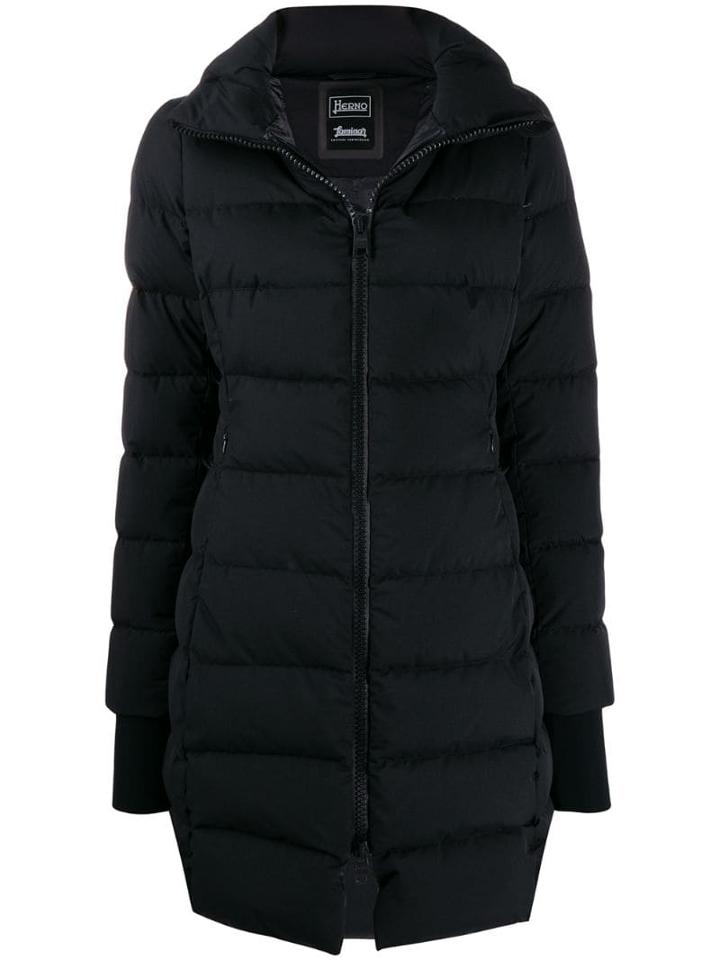 Herno Fitted Puffer Coat - Black