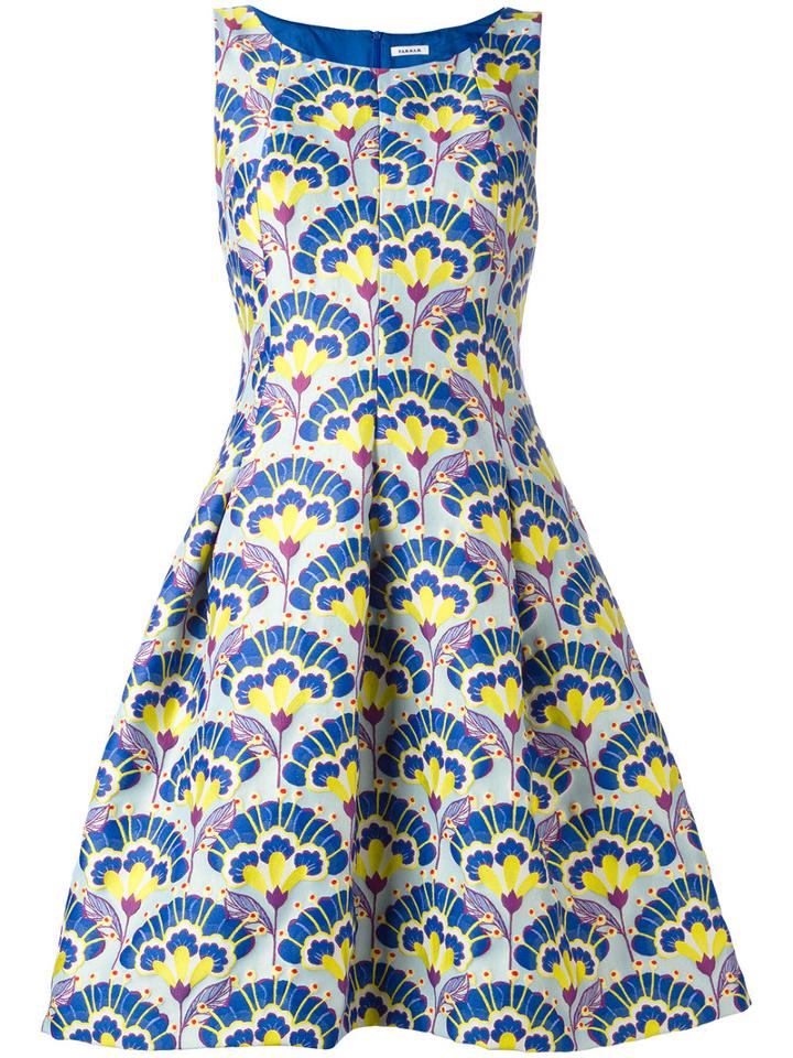 P.a.r.o.s.h. Polline Dress, Women's, Size: Xs, Blue, Polyester/polyimide/acetate/viscose