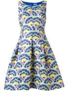 P.a.r.o.s.h. Polline Dress, Women's, Size: Xs, Blue, Polyester/polyimide/acetate/viscose