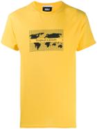 Société Anonyme Map Print Relaxed-fit T-shirt - Yellow