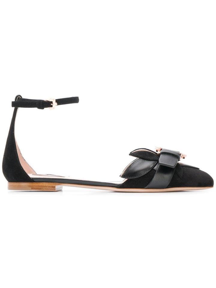 Paula Cademartori Heart Cut Sandals - Black