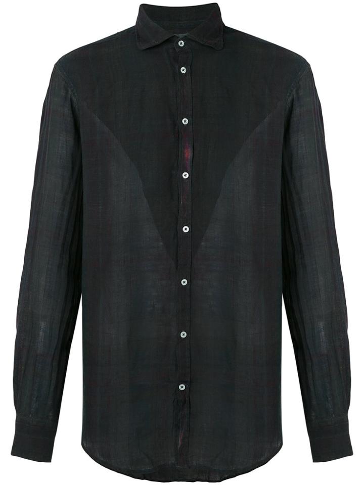 Massimo Alba 'canary' Shirt - Green