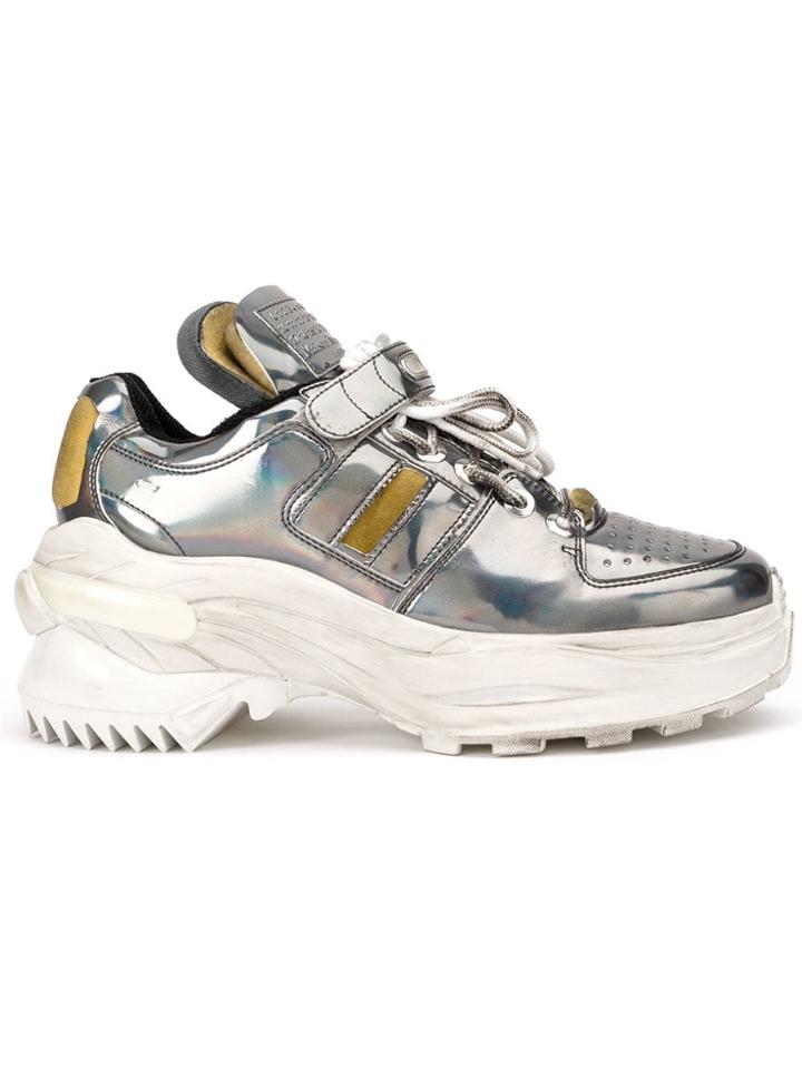 Maison Margiela Retro Fit Sneakers - Metallic
