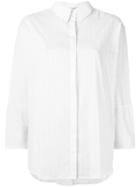 Martha Medeiros Striped Janaina Shirt, Women's, White, Cotton