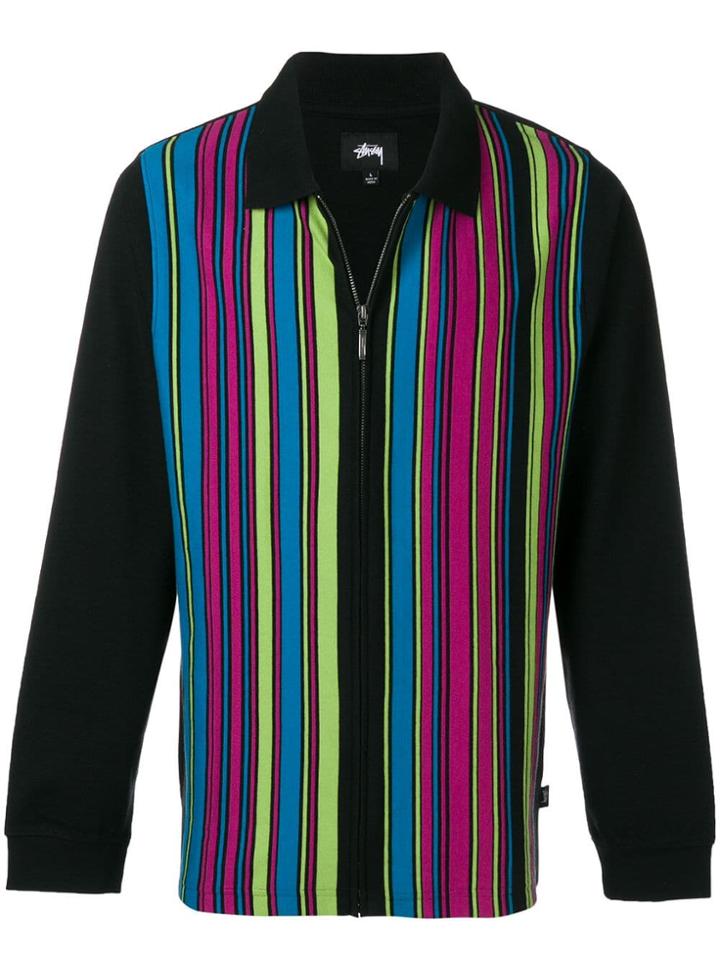 Stussy Zipped Sweatshirt - Black