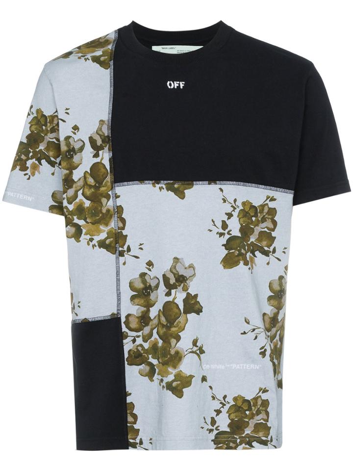 Off-white X Browns Floral T-shirt - Black