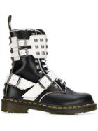 Dr. Martens Strappy Studded Boots - Black