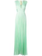 Maria Lucia Hohan Rita Gown, Women's, Size: 38, Green, Silk/nylon/spandex/elastane
