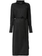 Stella Mccartney Tasseled Coat Dress, Women's, Size: 40, Black, Acetate