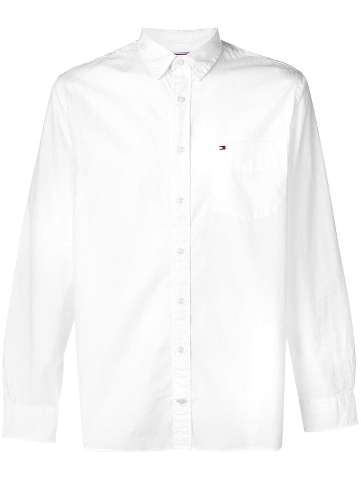 Tommy Hilfiger Essential Front Pocket Shirt - White