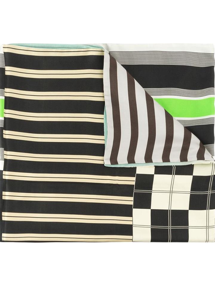 Pierre-louis Mascia Striped Print Square Pocket