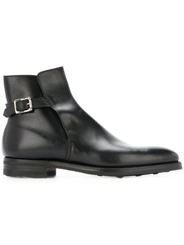 Crockett & Jones Buckled Boots - Black