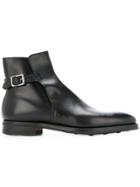 Crockett & Jones Buckled Boots - Black