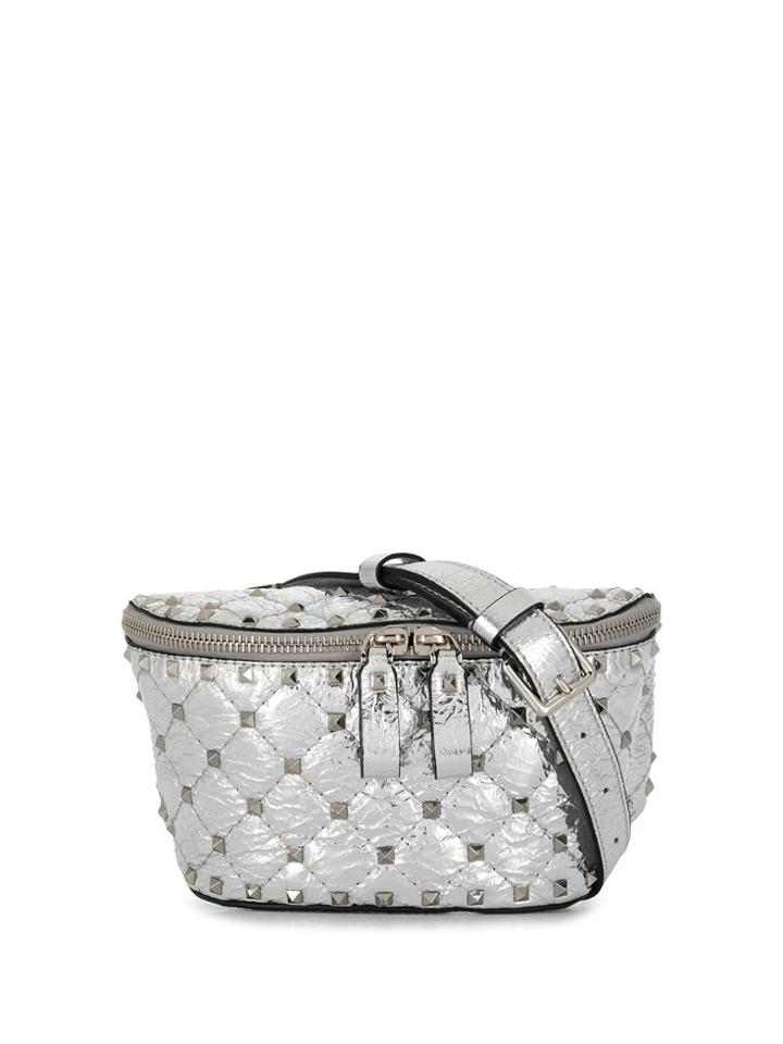 Valentino Garavani Rockstud Belt Bag - Silver