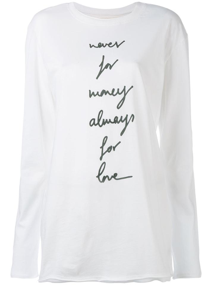 Damir Doma Taya Longsleeved T-shirt - White