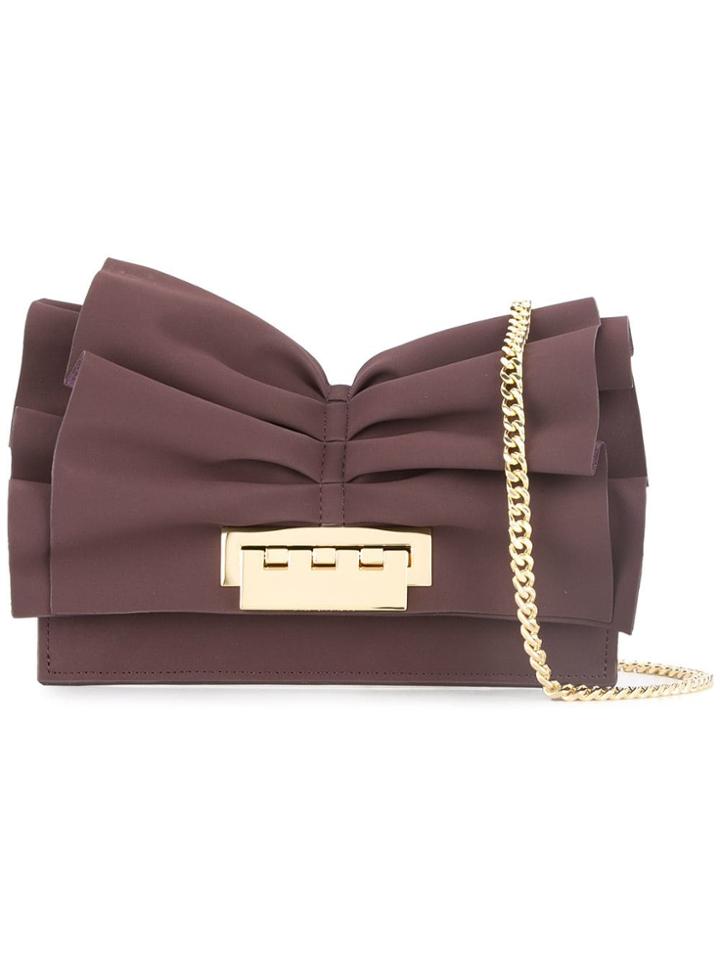 Zac Zac Posen Earthette Ruffle Clutch Bag - Pink