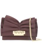 Zac Zac Posen Earthette Ruffle Clutch Bag - Pink