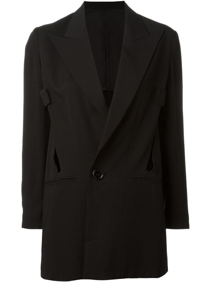 Yohji Yamamoto Vintage Double Breasted Blazer - Black