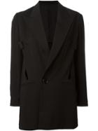 Yohji Yamamoto Vintage Double Breasted Blazer - Black