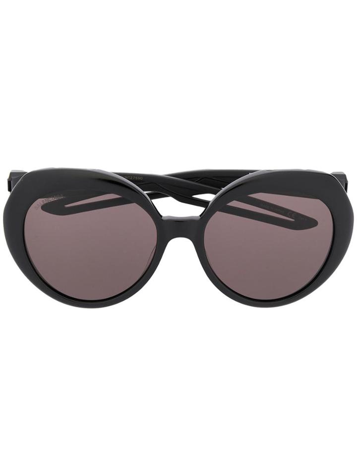 Balenciaga Eyewear Round Frame Sunglasses - Black