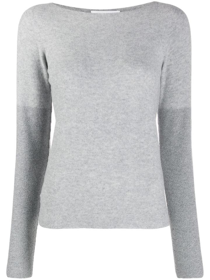 Fabiana Filippi Slim-fit Knit Sweater - Grey