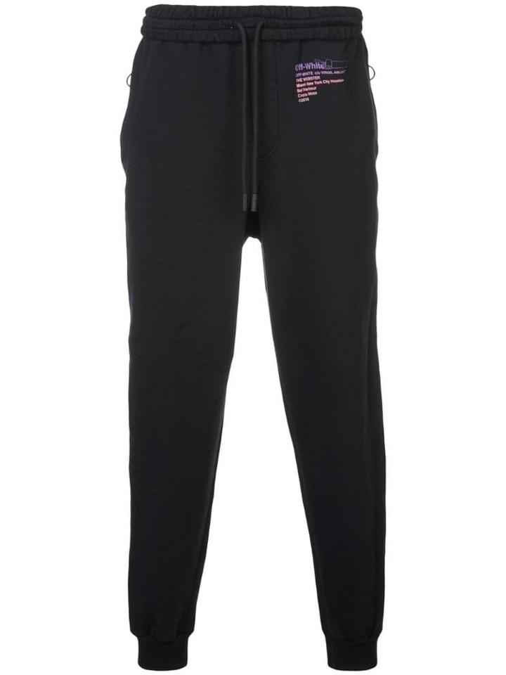 Off-white Off-white X The Webster Branded Track Pants - Black