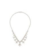 Susan Caplan Vintage 1960's Drop Necklace - Silver