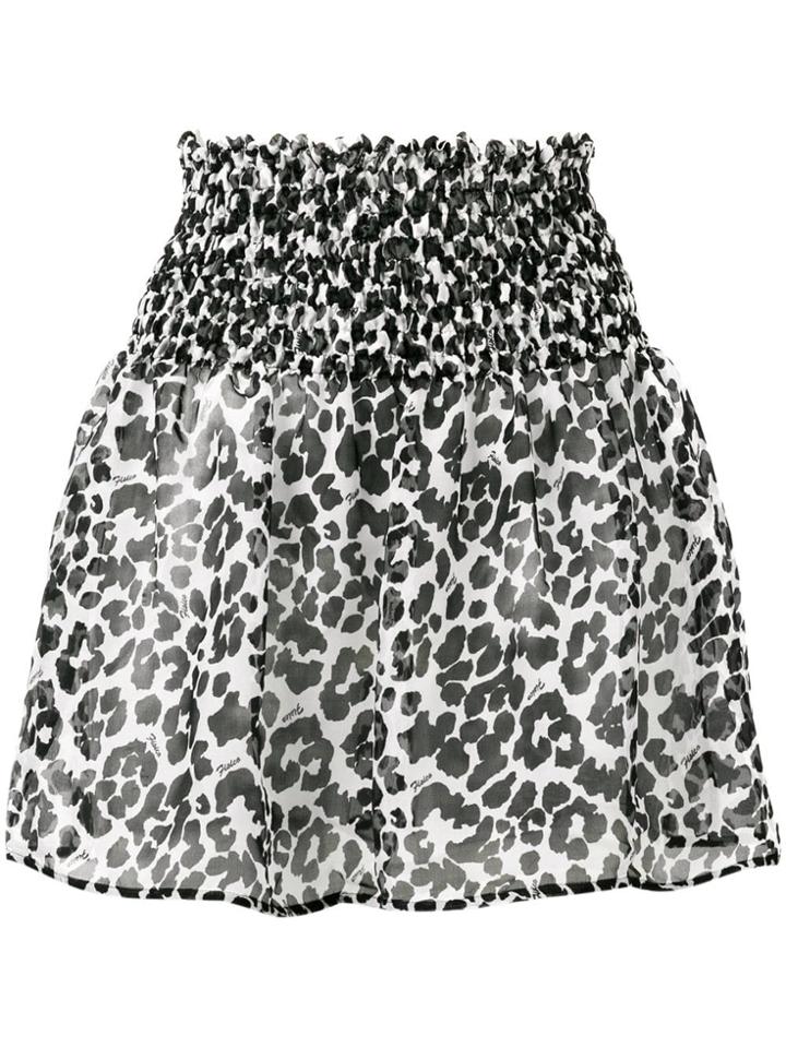 Fisico High Waisted Beach Shorts - Black