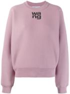 T By Alexander Wang Wash + Go Dense Sweatshirt - Purple