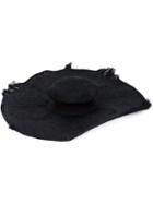 Horisaki Design & Handel Distressed Wide Brim Hat - Black