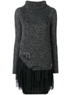 Patrizia Pepe Sequin Embellished Jumper - Green