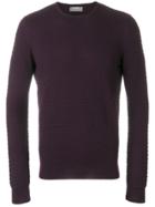 Barba Classic Knitted Sweater - Pink & Purple