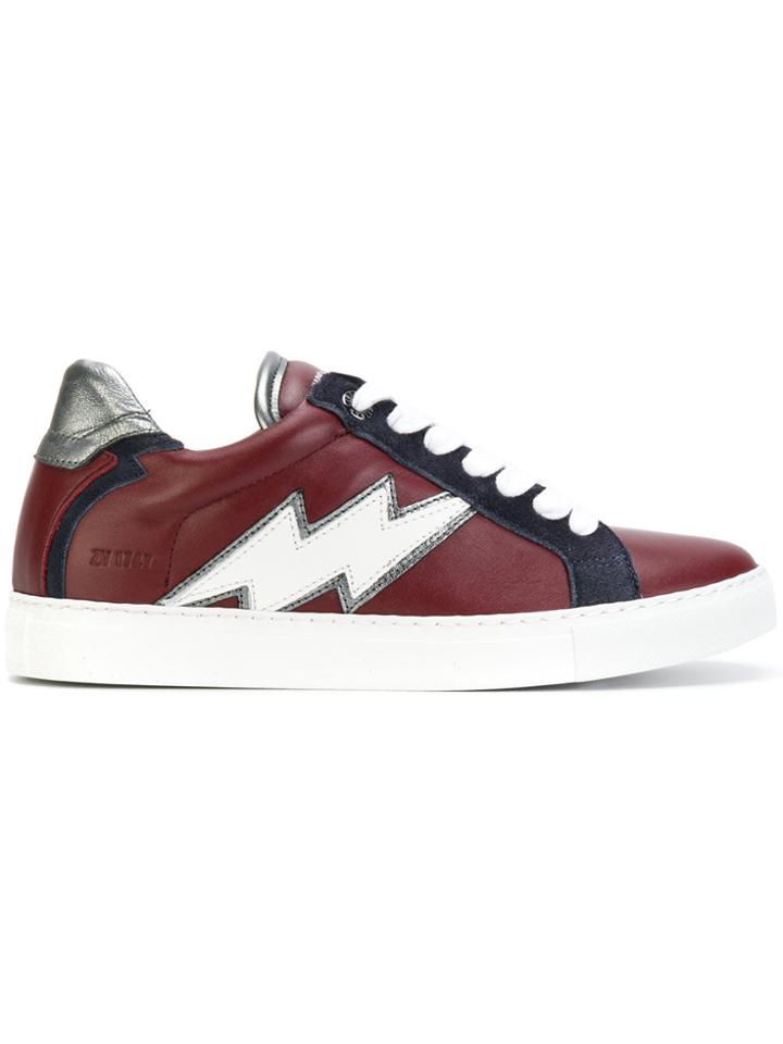 Zadig & Voltaire Nash Sneakers - Pink & Purple