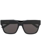 Balenciaga Eyewear Bb Square Sunglasses - Black