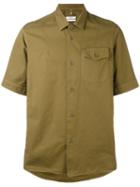 Oamc - Patch Pocket Shirt - Men - Cotton - L, Green, Cotton