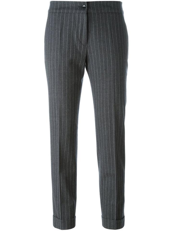 Etro Striped Cropped Trousers
