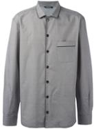 Dolce & Gabbana Printed Pyjama Shirt, Men's, Size: 39, Black, Cotton/silk