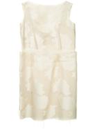 Comme Des Garçons Vintage Frayed Embroidered Sleeveless Dress - Nude &