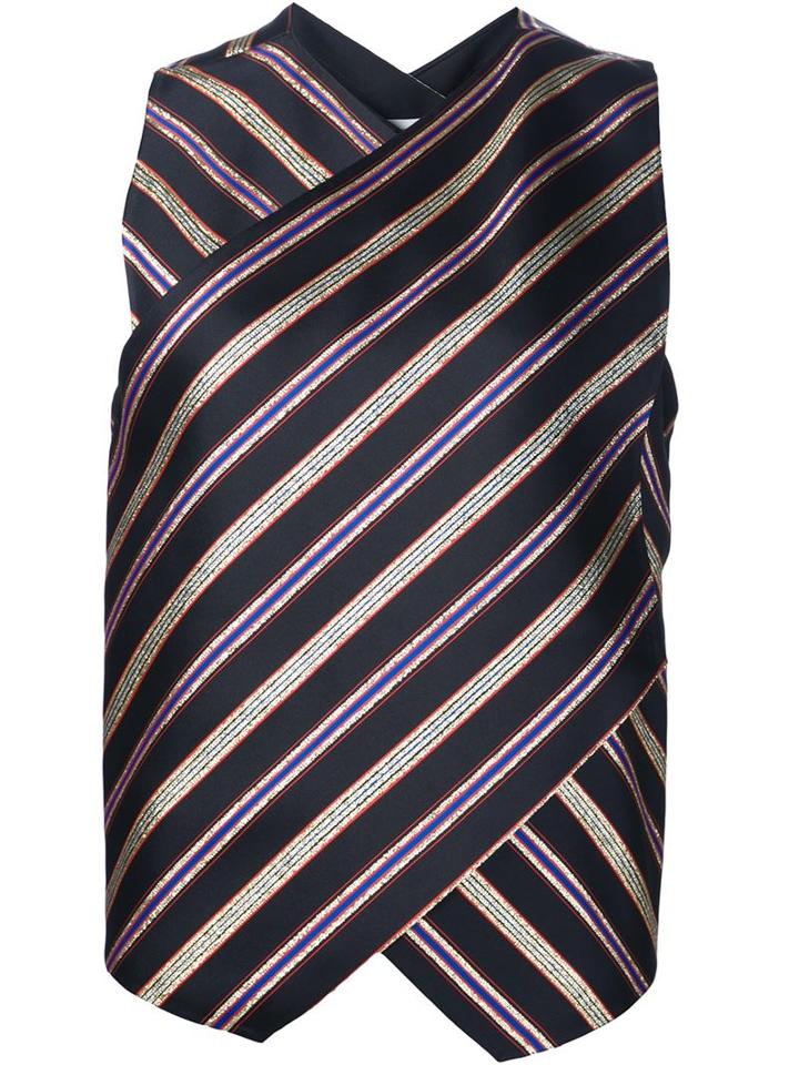 Maison Rabih Kayrouz Sleeveless Cross Top
