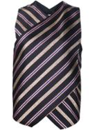 Maison Rabih Kayrouz Sleeveless Cross Top