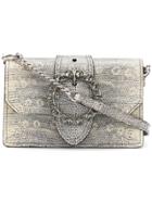 Miu Miu Embellished Envelope Shoulder Bag - Grey