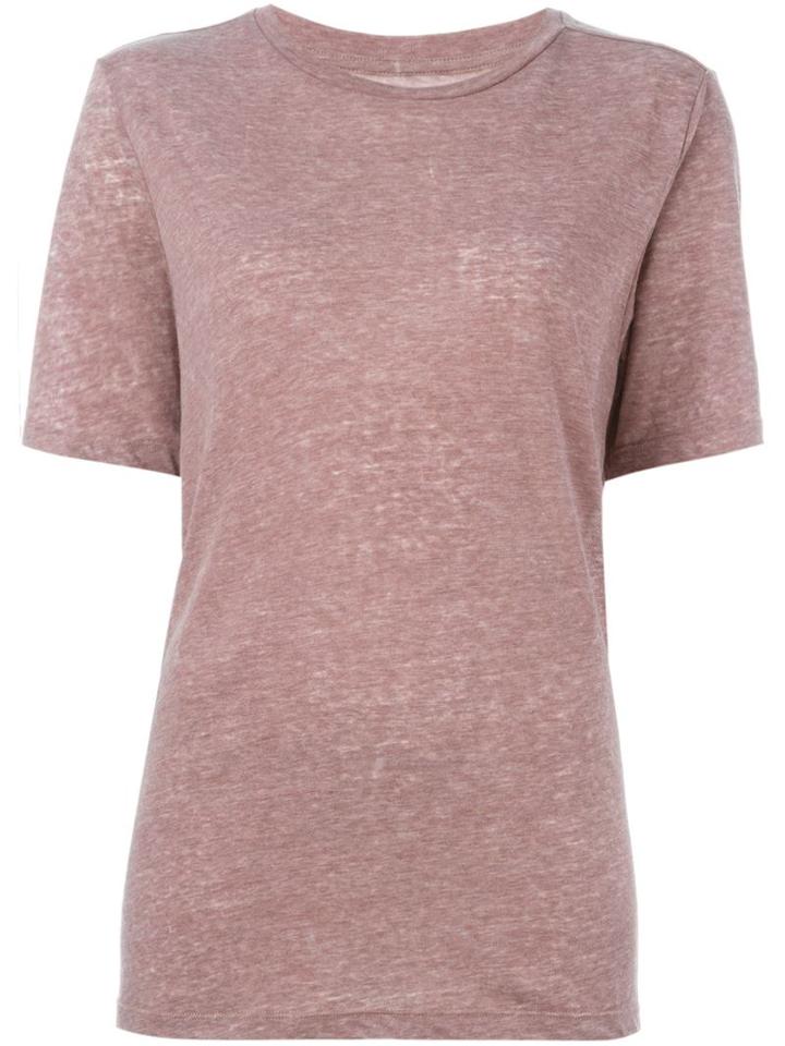 Isabel Marant Étoile 'dena' Heathered T-shirt, Women's, Size: Xl, Pink/purple, Cotton/polyester