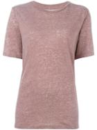 Isabel Marant Étoile 'dena' Heathered T-shirt, Women's, Size: Xl, Pink/purple, Cotton/polyester