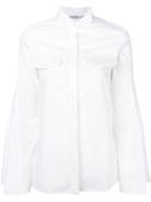 Gentry Portofino Long-sleeved Chest Pocket Shirt - White