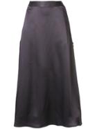 Lorena Antoniazzi Zip Detail Midi Skirt - Grey