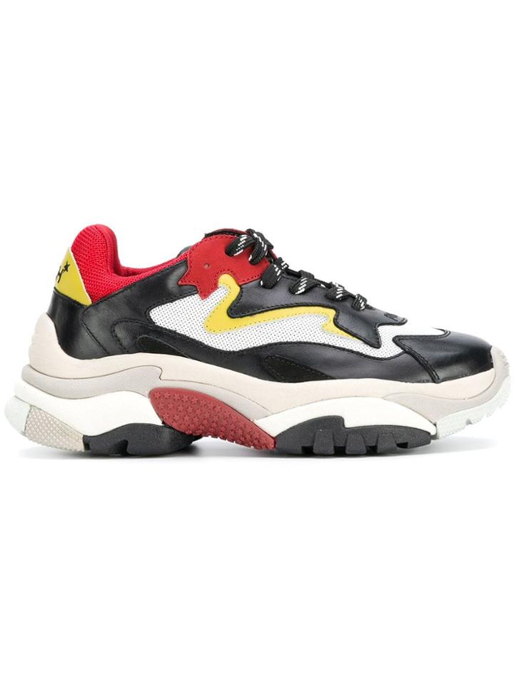 Ash Addict Colour Block Sneakers - Black