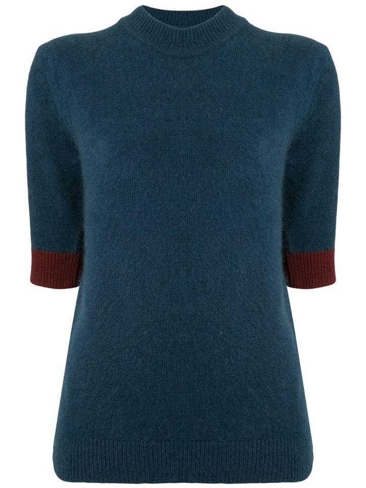 Eudon Choi Isidore Knitted Top - Blue