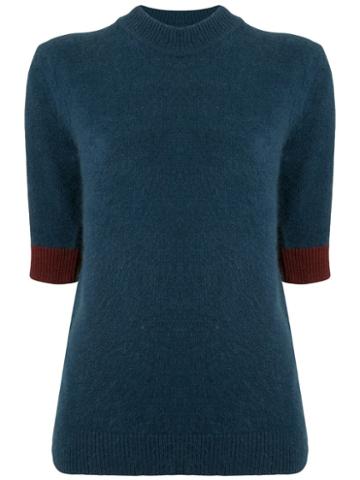 Eudon Choi Isidore Knitted Top - Blue